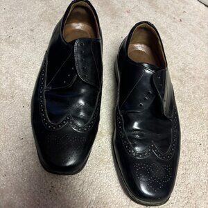 Florsheim Bio Comfort Black Oxford Wingtip. Leather